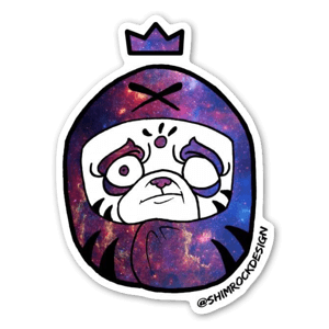 pug galaxy sticker