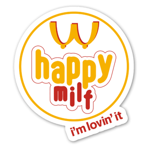 Karykatura posiłku McDonalds
