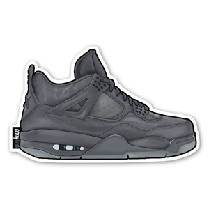 Naklejka AJ x Kaws Grey