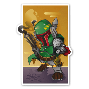 Naklejka Boba Fett
