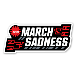 Naklejka z napisem March Sadness