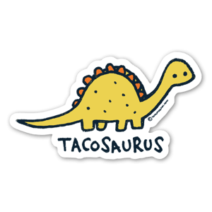 Naklejka dinosaur taco