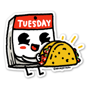 Naklejka taco wtorek