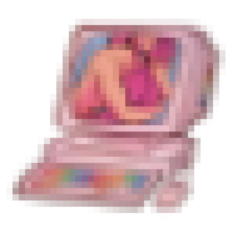 Rozmyty podgląd naklejki NSFW z retro komputerem autorstwa @instagooey dla The Dirty Drop